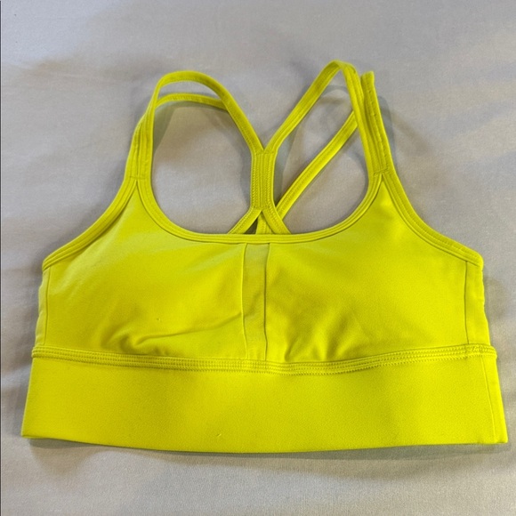 Athletic Works Sports Bra DRI-MORE TECH Bright Yellow Tie-Dye Women Sz XS - Picture 1 of 8